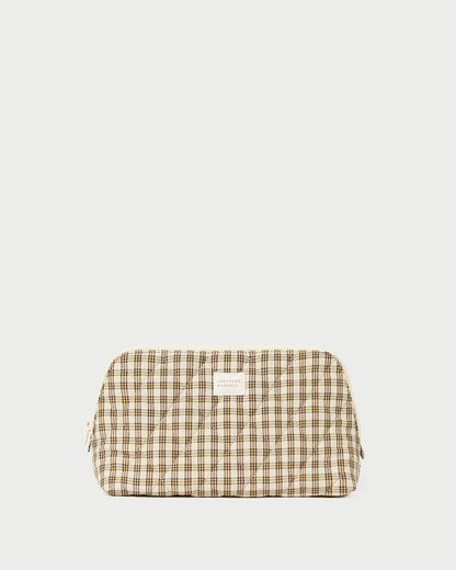 Frances Butter Plaid Cosmetic Pouch