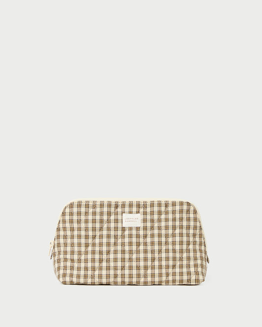 Frances Butter Plaid Cosmetic Pouch