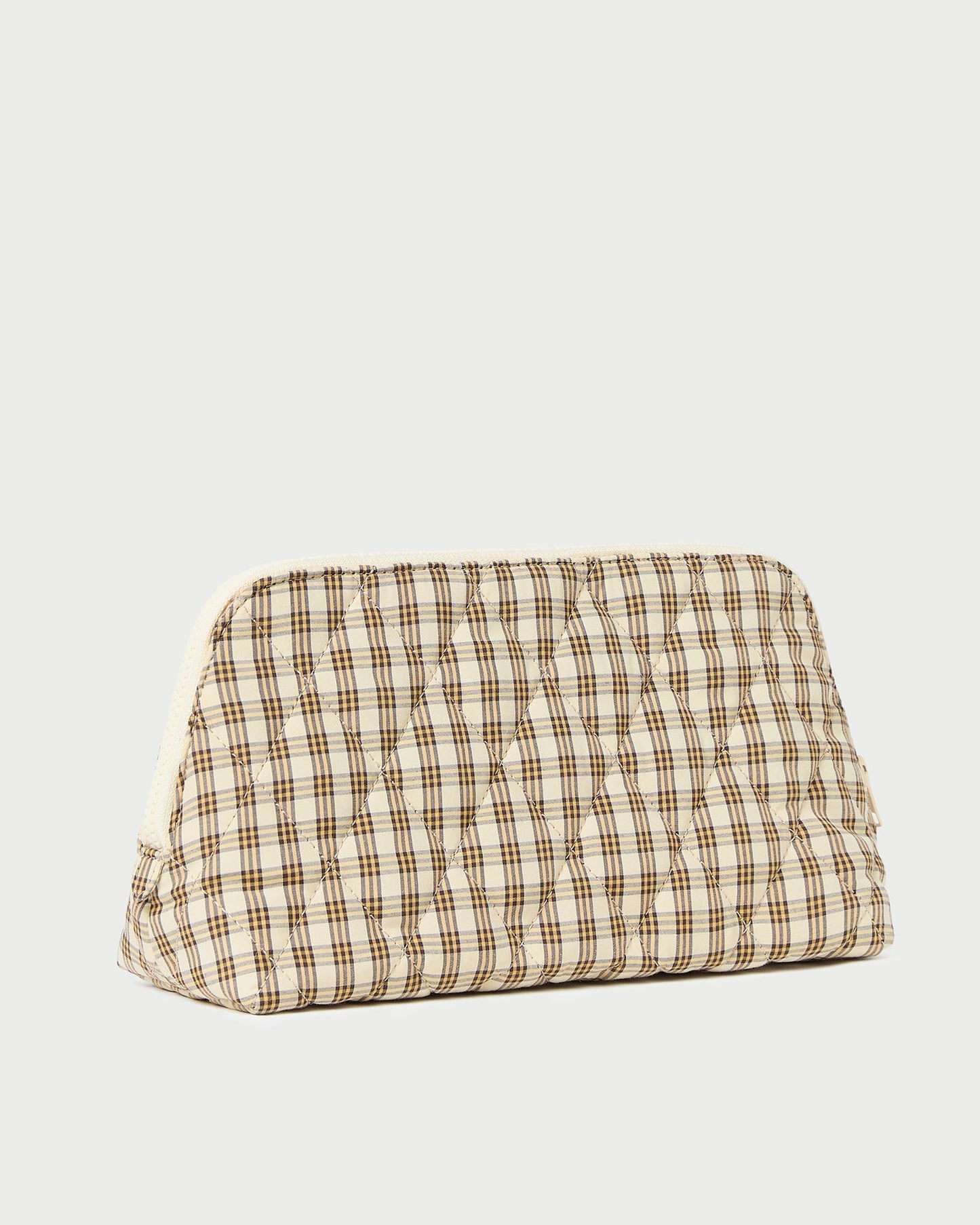 Frances Butter Plaid Cosmetic Pouch
