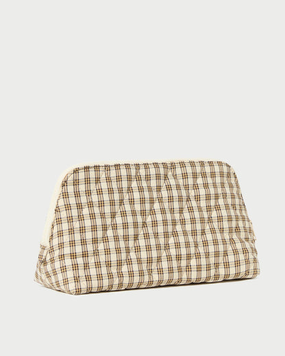 Frances Butter Plaid Cosmetic Pouch