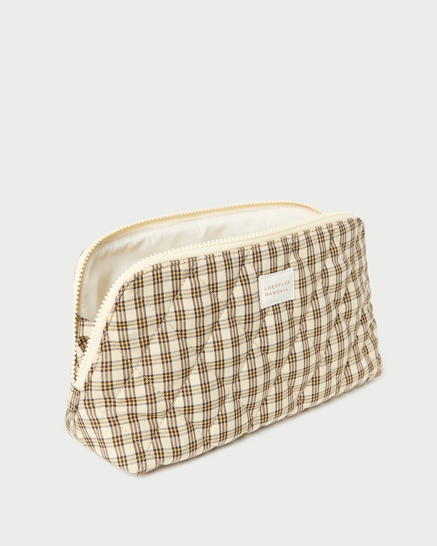Frances Butter Plaid Cosmetic Pouch