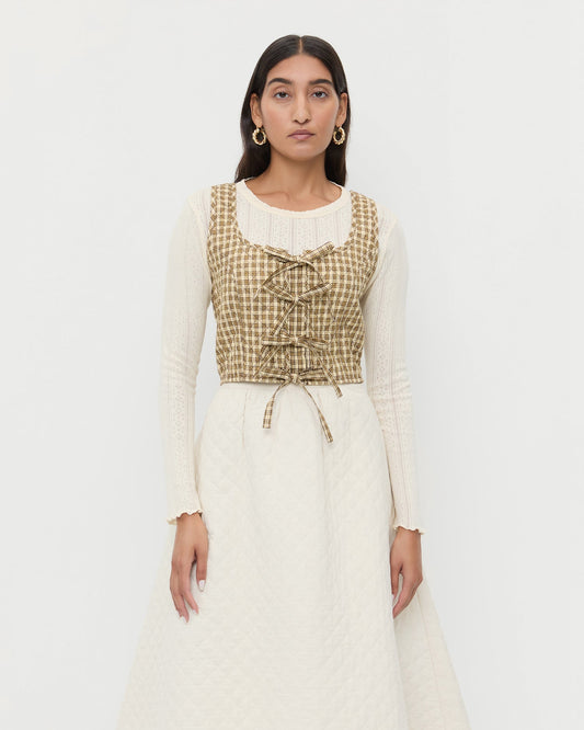 Callista Tie-Front Vest