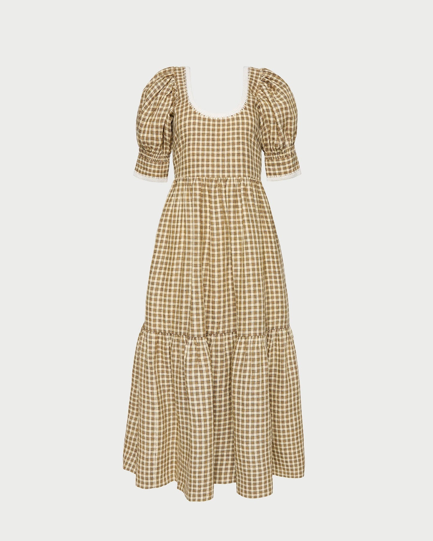 Gillian Puff-Sleeve Dress