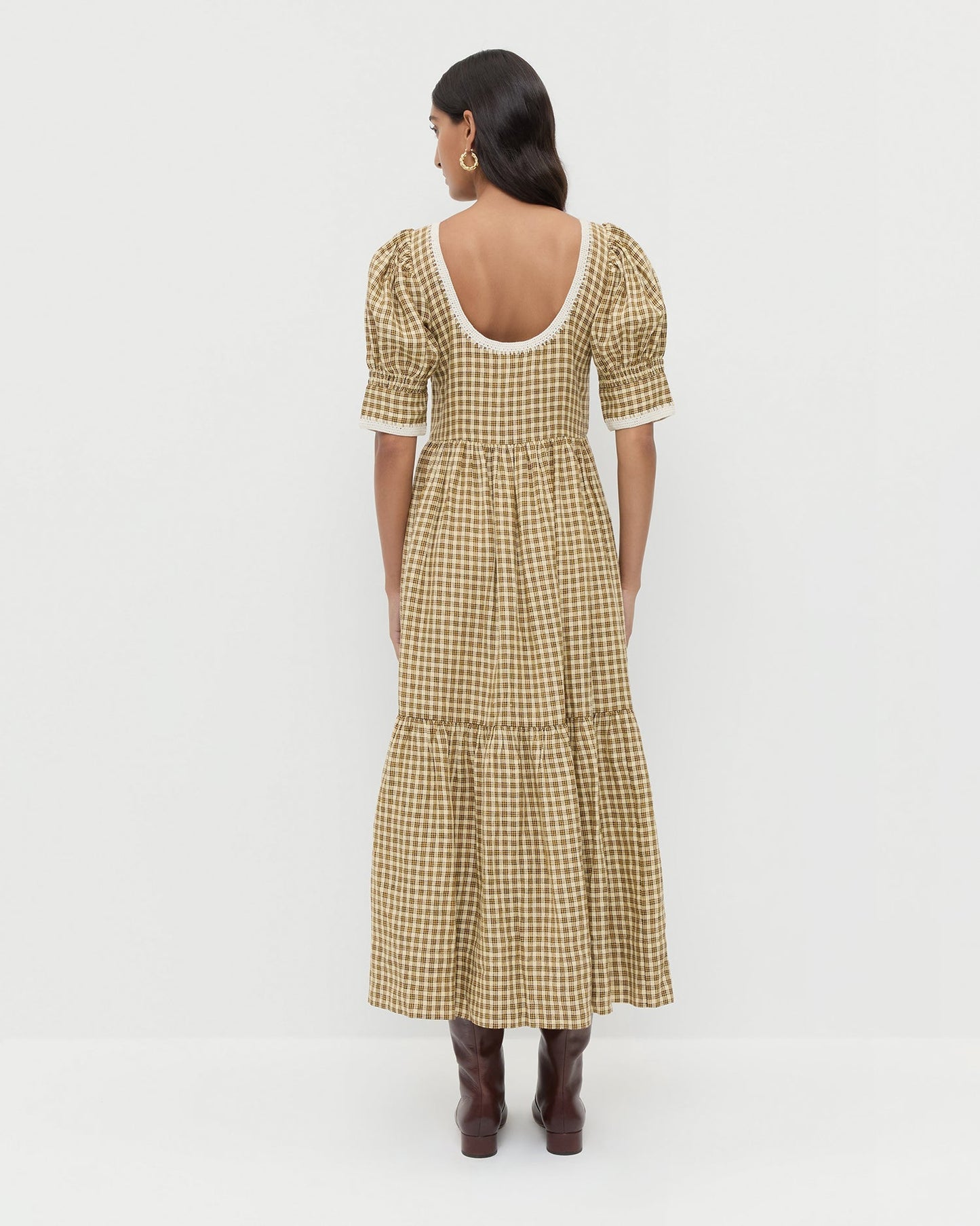 Gillian Puff-Sleeve Dress