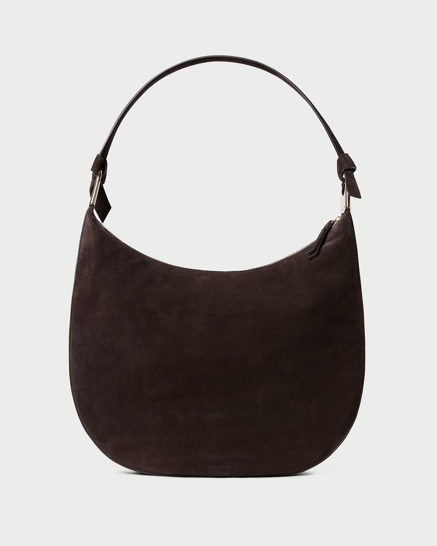 Morgan Brown Suede Shoulder Bag