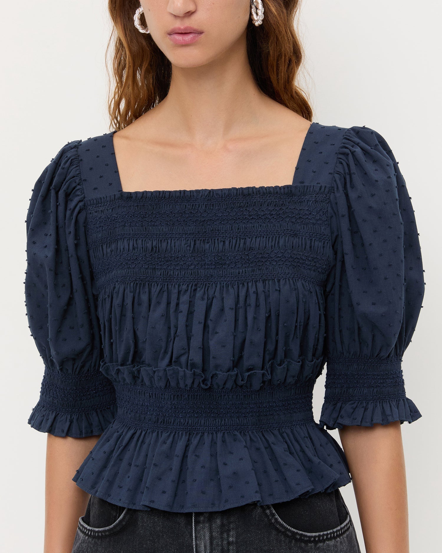 Nicola Smocked Blouse
