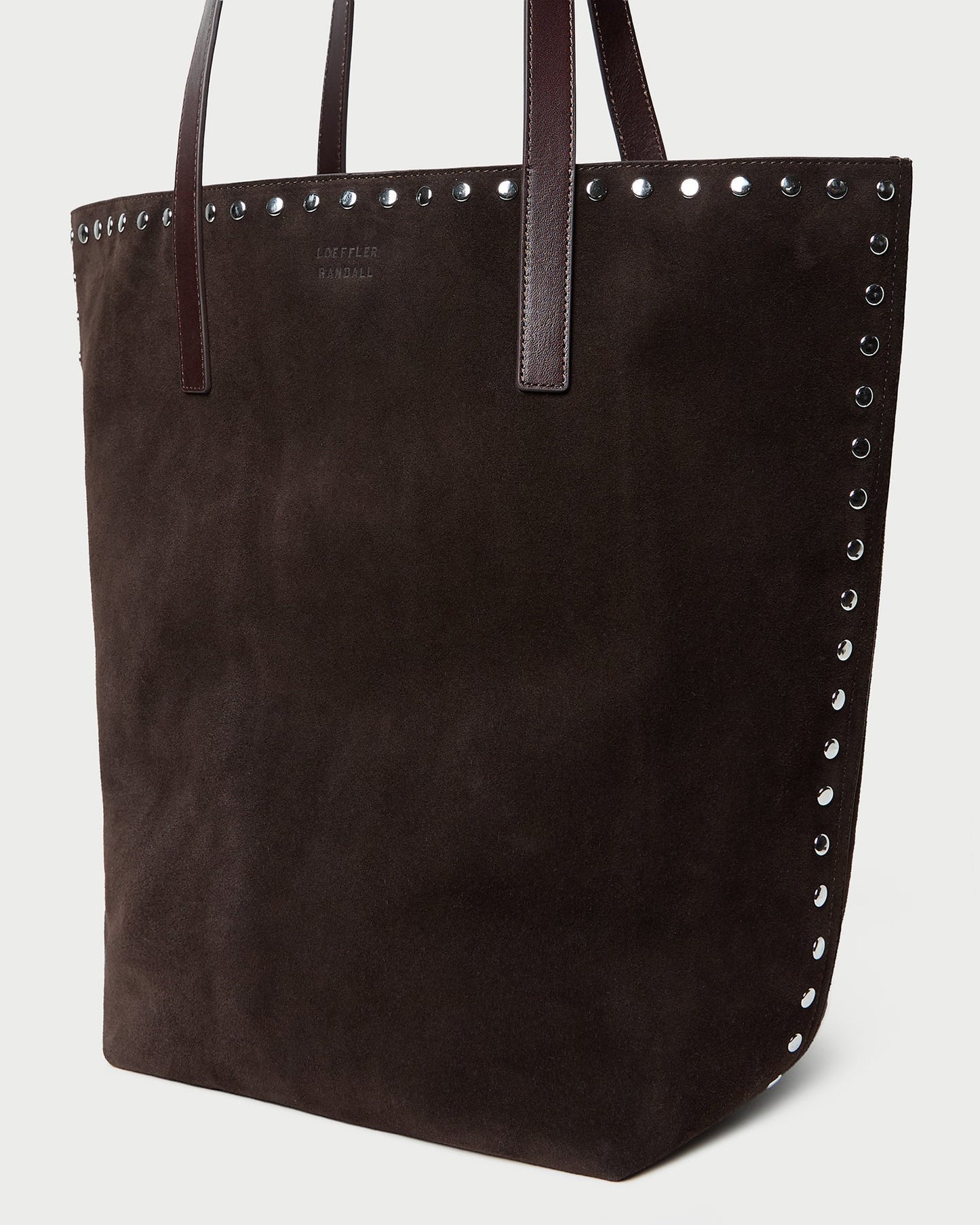 Walker Brown/Silver Suede Tote