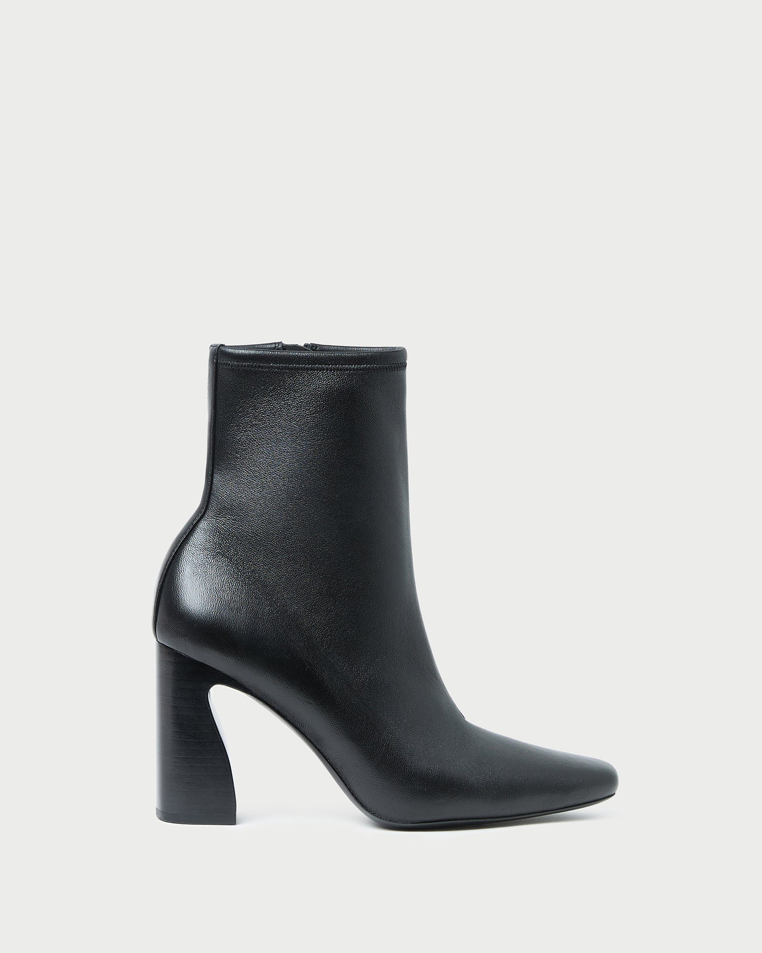 Chloe Black Leather Ankle Boot
