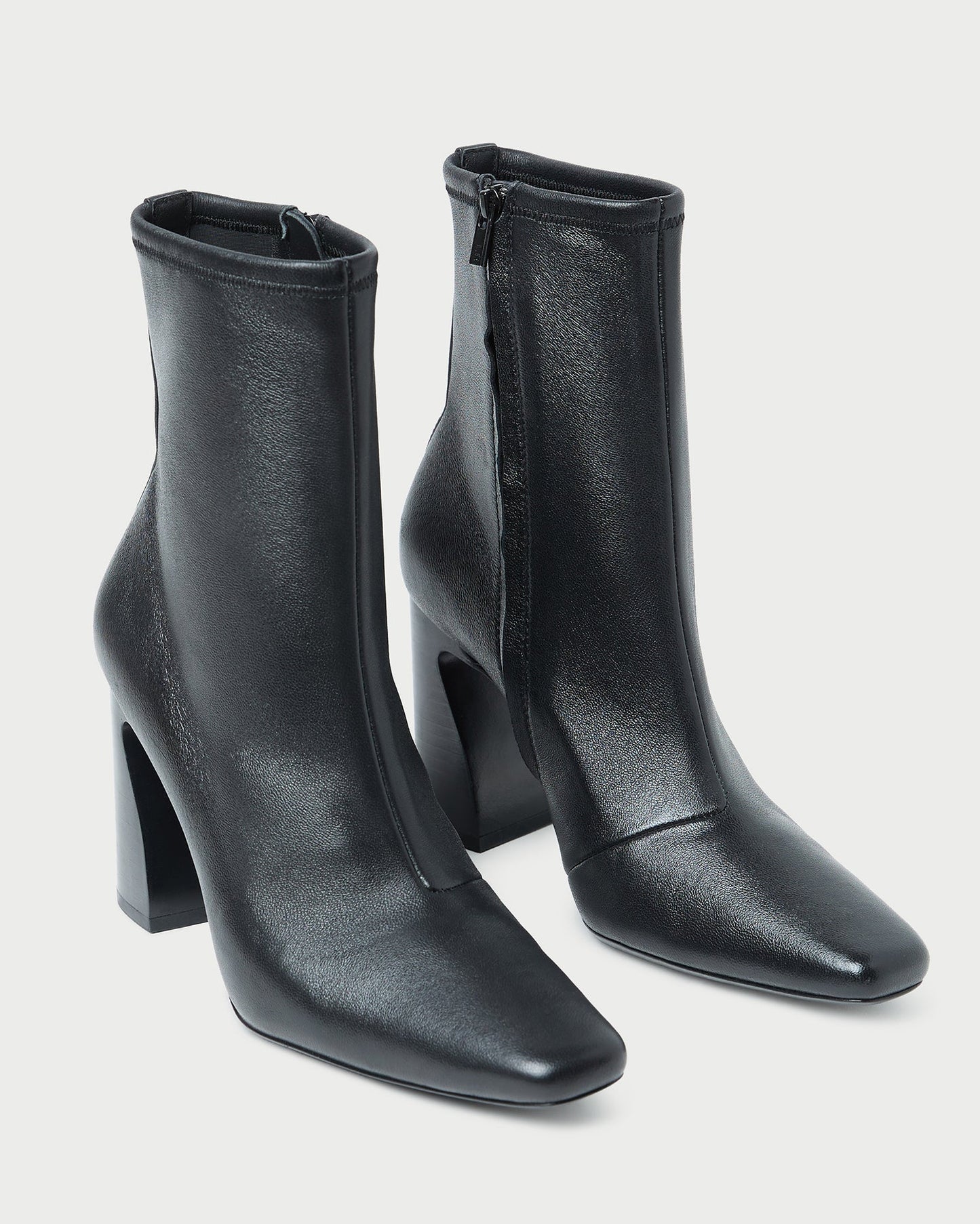 Chloe Black Leather Ankle Boot