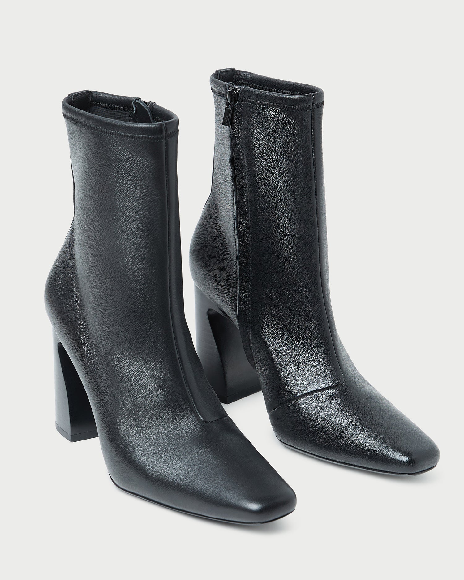 Chloe Black Leather Ankle Boot