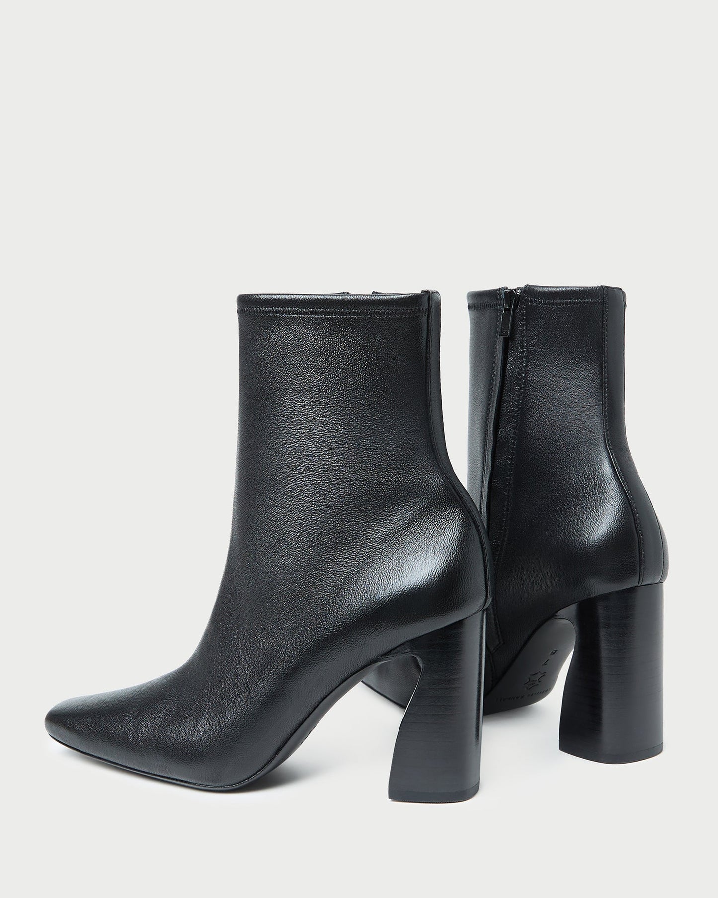 Chloe Black Leather Ankle Boot