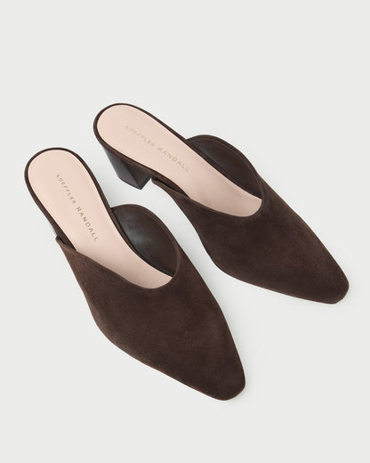 Perry Brown Suede Mule