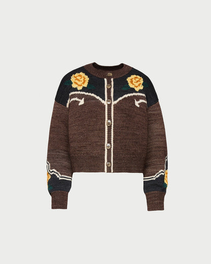 Linda Intarsia Cardigan
