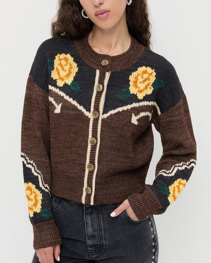 Linda Intarsia Cardigan
