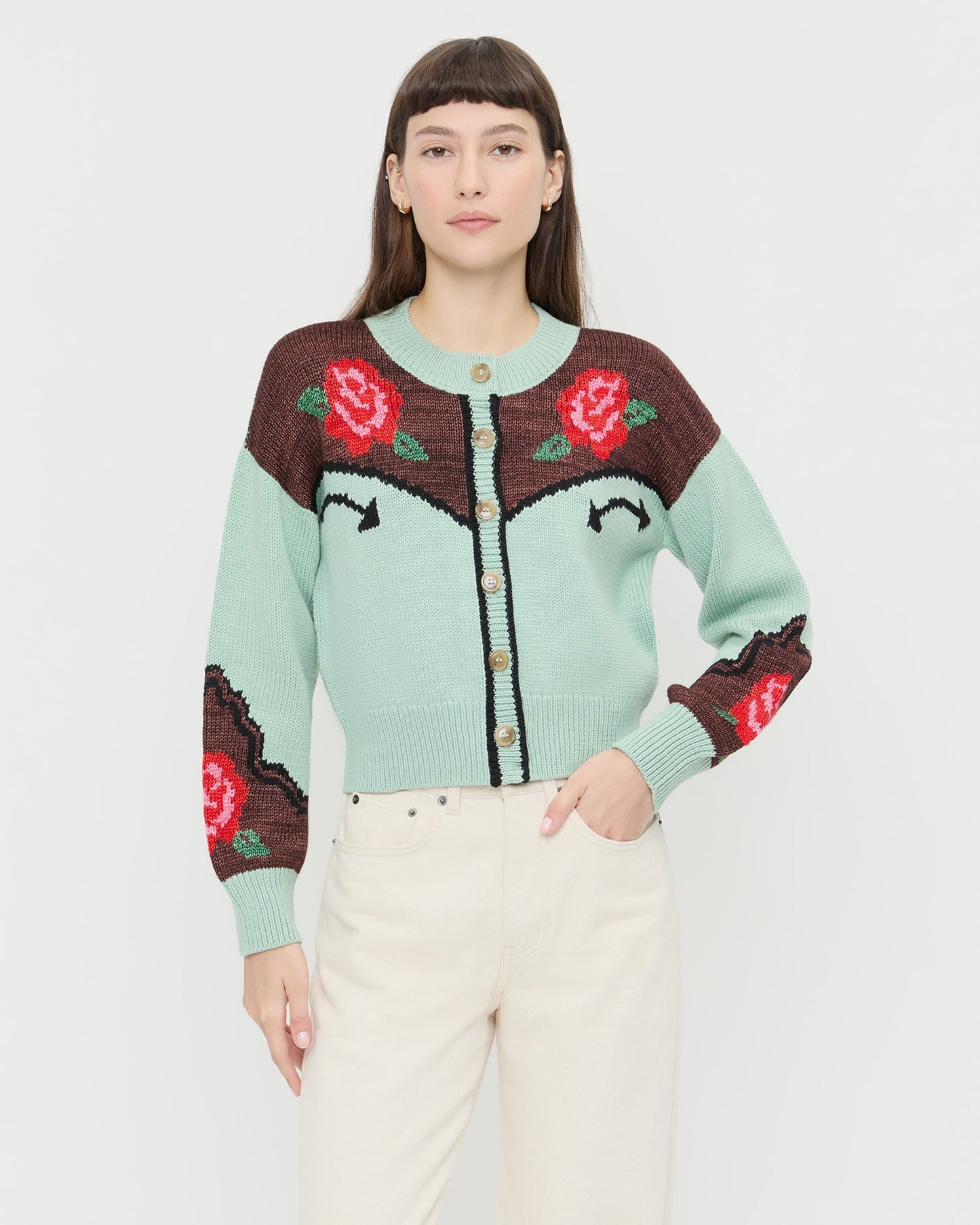 Linda Intarsia Cardigan