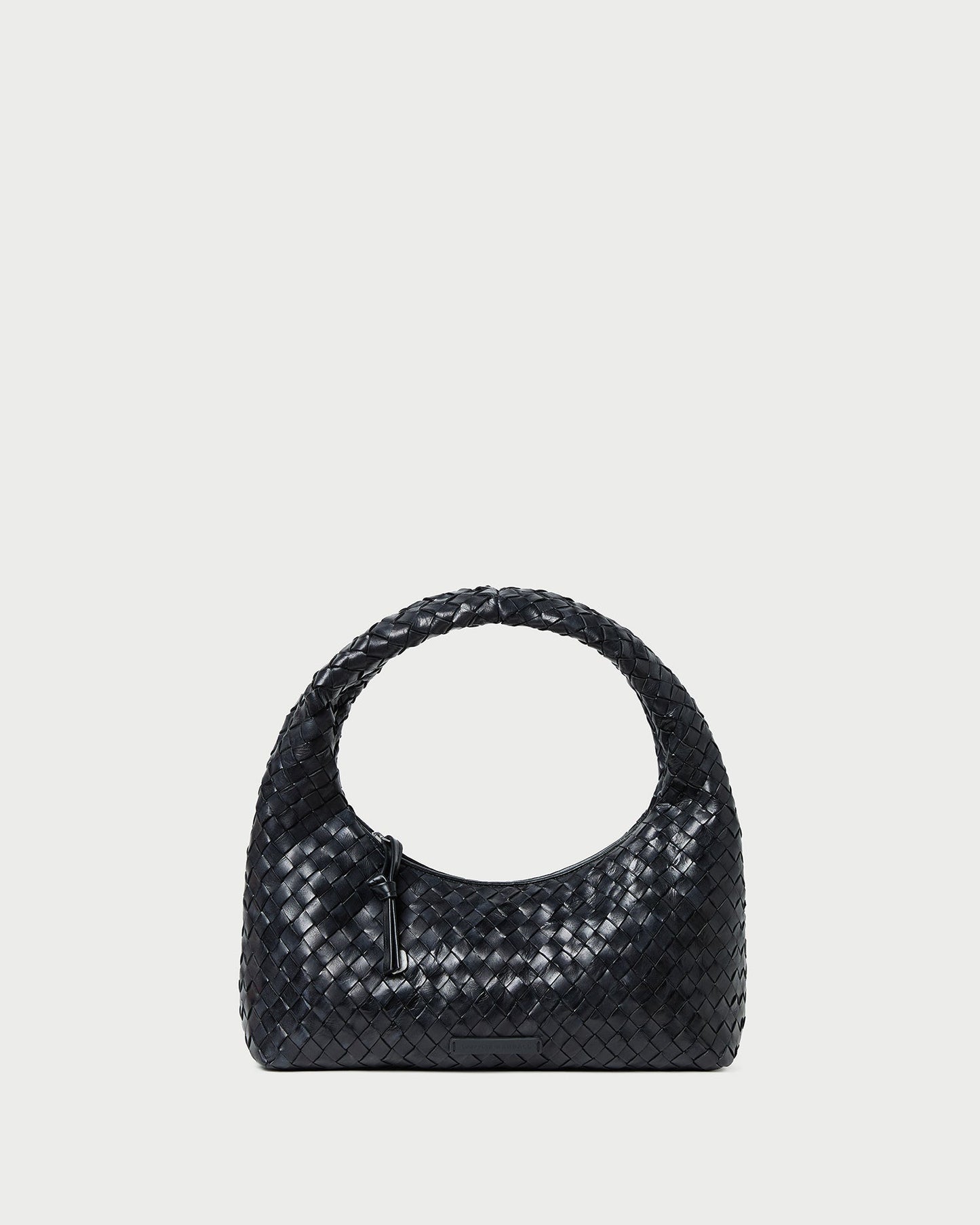Mercer Black Woven Shoulder Bag