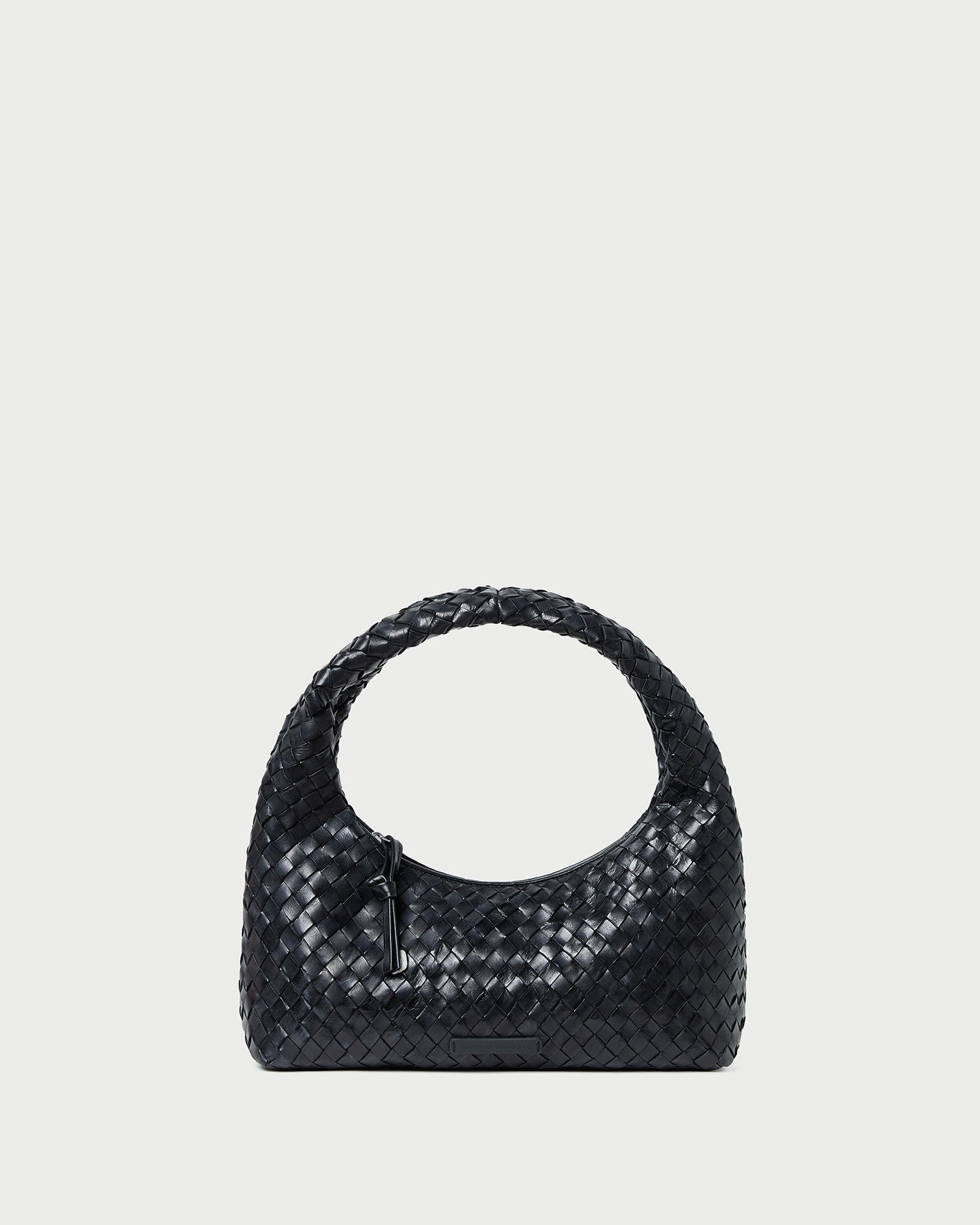 Mercer Black Woven Shoulder Bag