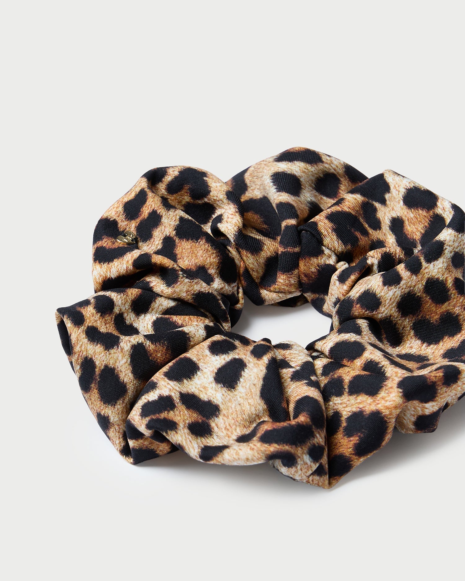 Astrid Leopard Jersey Scrunchie