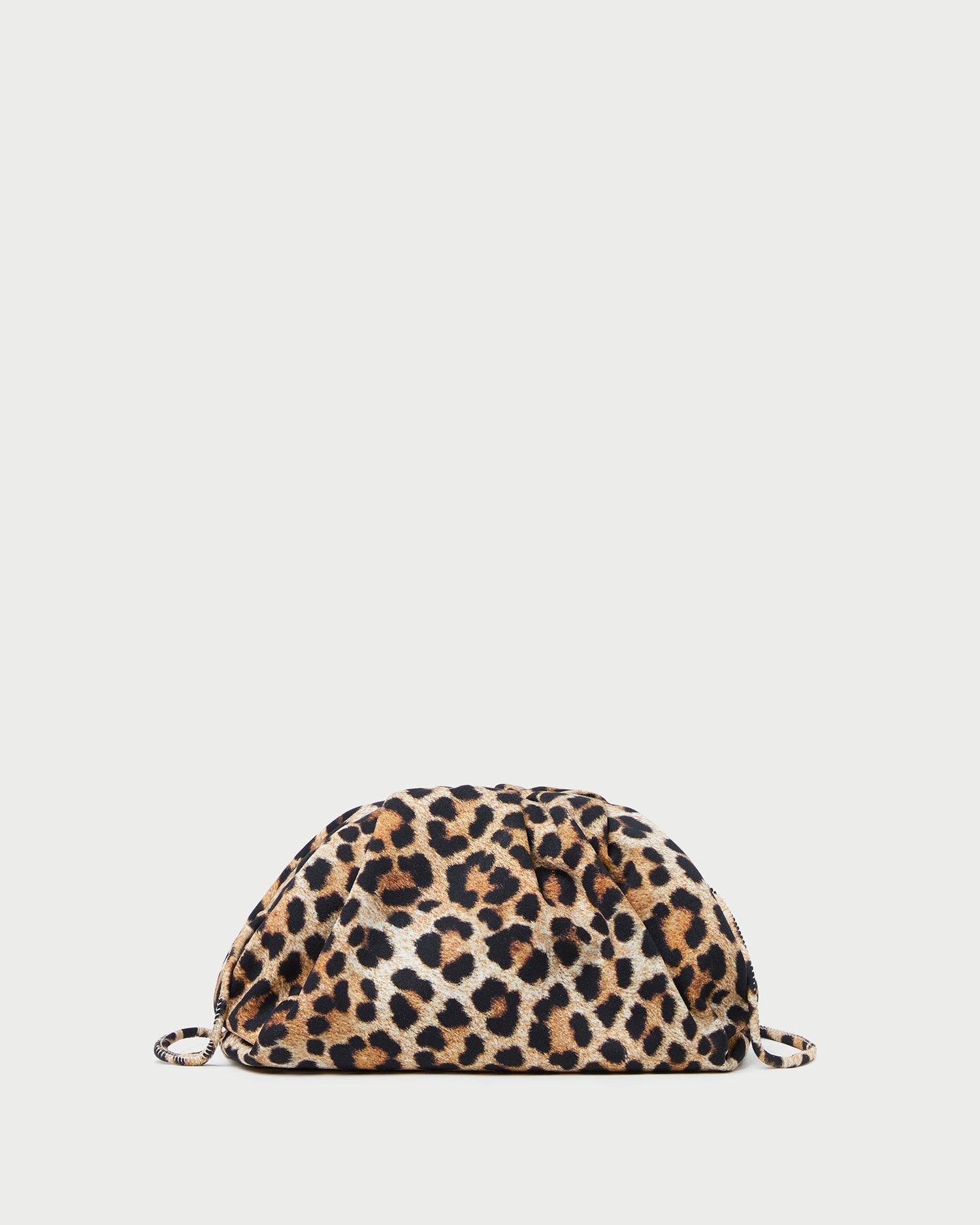Bailey Leopard Jersey Dome Clutch