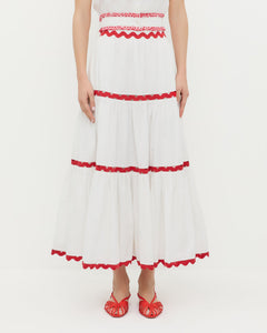 Cream/Red