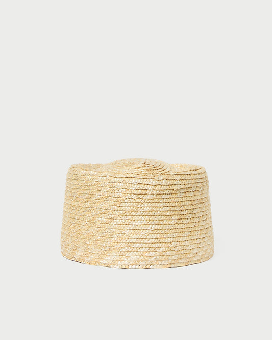 Jackie Natural Hat in natural straw.