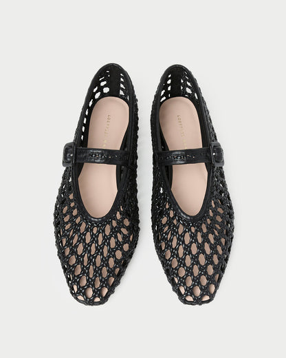 Junia Black Mary Jane Flat
