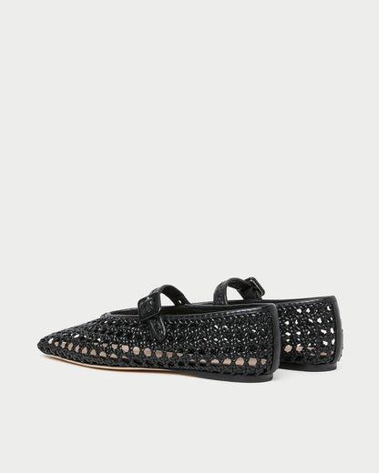 Junia Black Mary Jane Flat