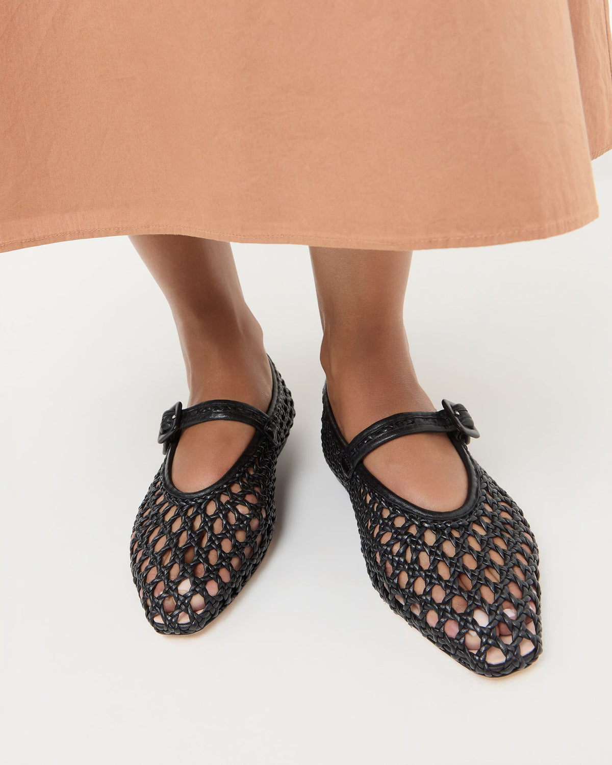 Junia Black Mary Jane Flat