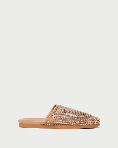 Roni Netted Slide in Dune/Crystal