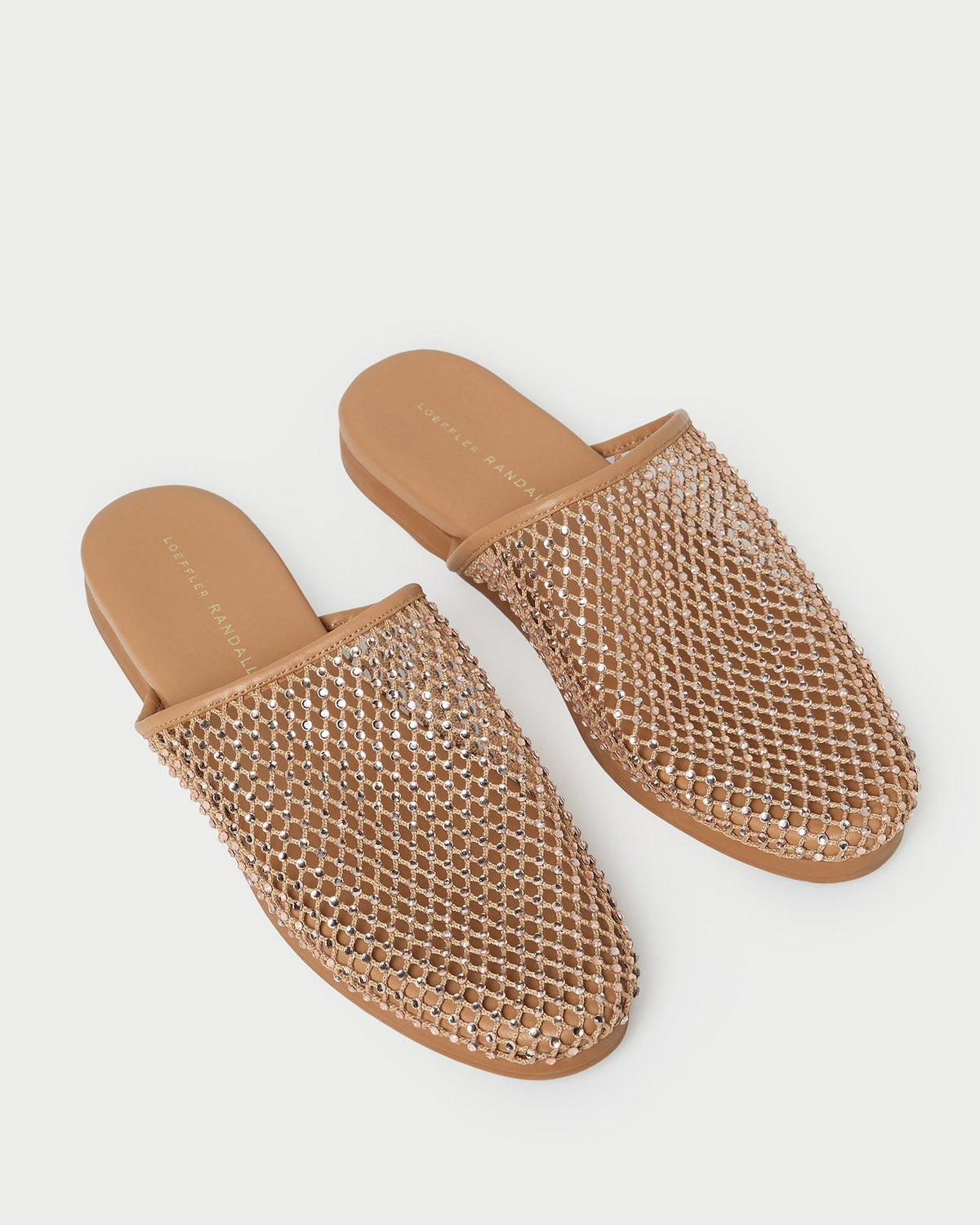 Roni Netted Slide in Dune/Crystal